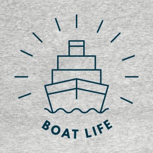 It's the boat life in The Shores T-Shirt